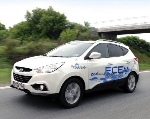 Hyundai delivers hydrogen fuel cell vehicles to Denmark