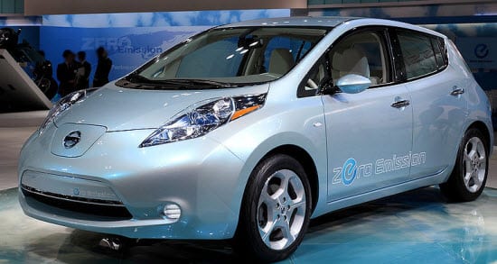 Nissan Leaf Battery Electric Car