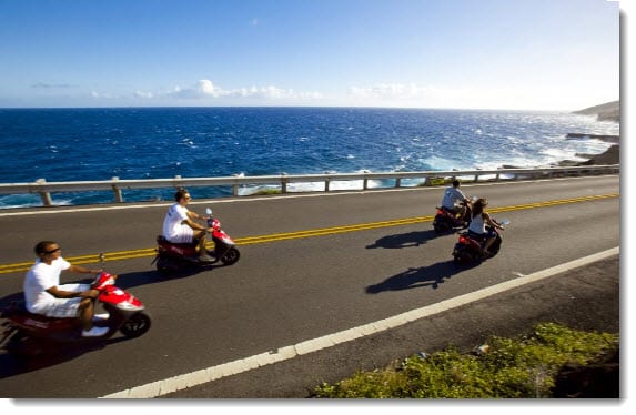 hydrogen scooters in Hawaii