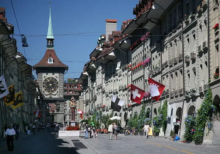 Bern Switzerland - Hydrogen powered street sweeper