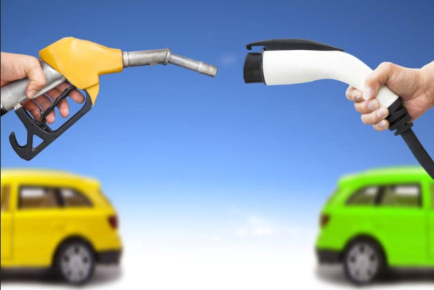 Alternative fuel sources - electric and hydrogen fuel cars