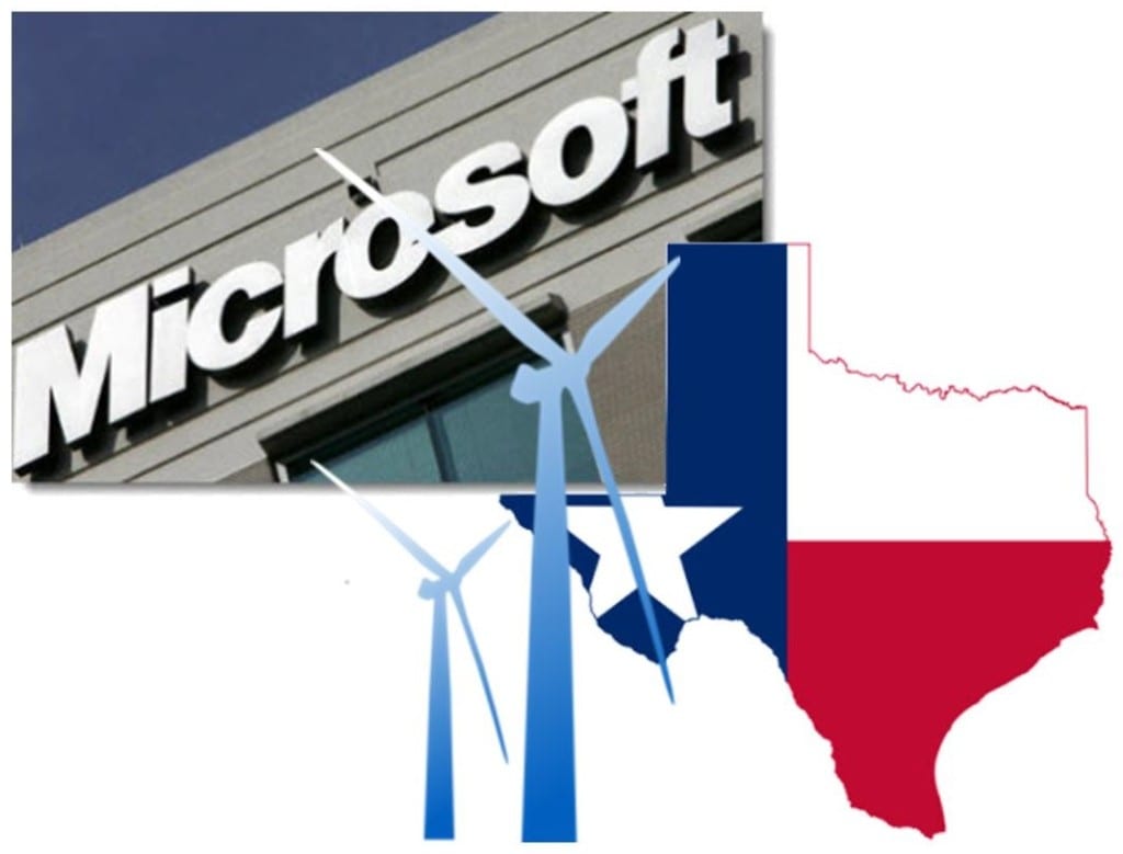 Wind Energy - Microsoft & Texas