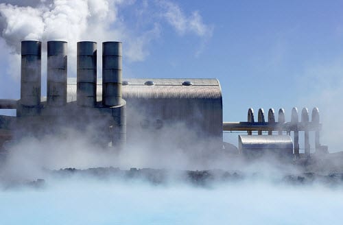 geothermal power - hybrid power plant