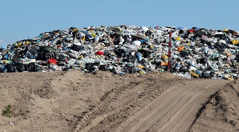 Landfill Gas - Garbage in landfill