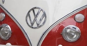 Hydrogen Fuel - Volkswagen logo on vehicle
