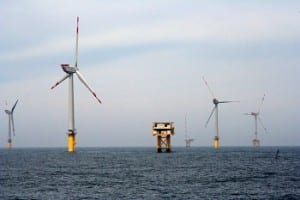 Wind Energy - Offshore Wind Farm in Germany