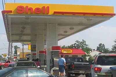 Hydrogen Fuel - Image of Shell Gas Station