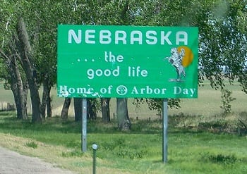 Clean Vehicles - Nebraska sign