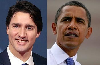 Climate Change - Justin Trudeau & Barack Obama team up