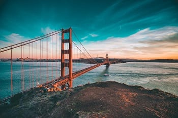 San Francisco Clean Transportation - Golden Gate Bridge
