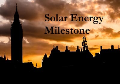 United Kingdom Solar Energy Reaches Milestone