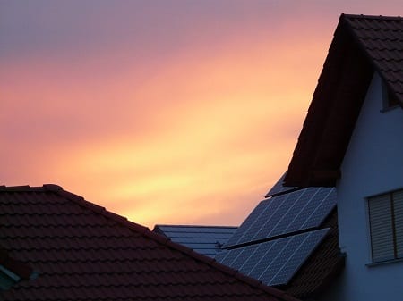 Solar Energy Market - Solar panels on roofs of homes