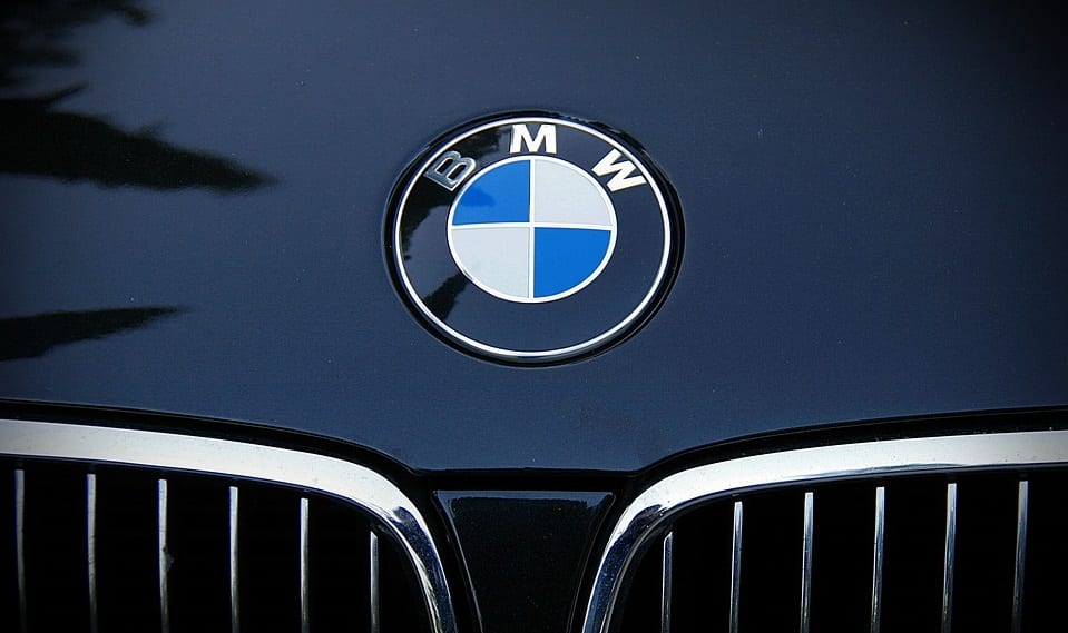 Hydrogen Fuel Cells - BMW logo on vehicle