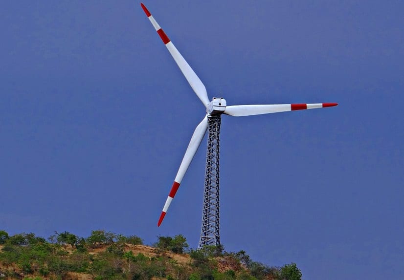 Wind Energy - Wind Turbine on hill