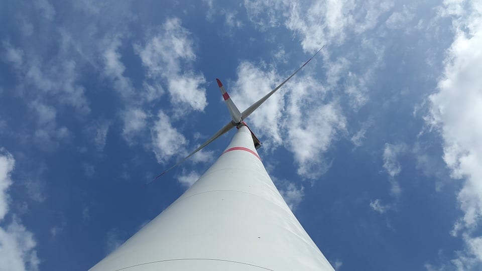 Offshore wind energy - Wind Turbine and Sky