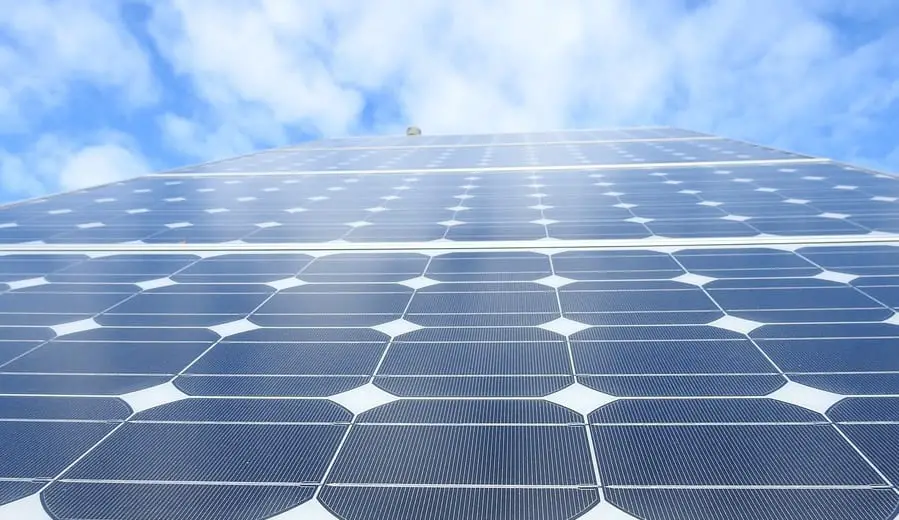 Solar Energy Strong Growth - Solar Panels and Sky
