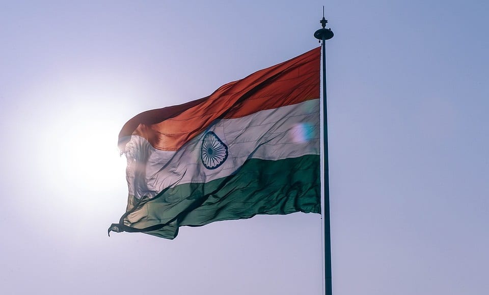 India Solar Energy - Flag of India