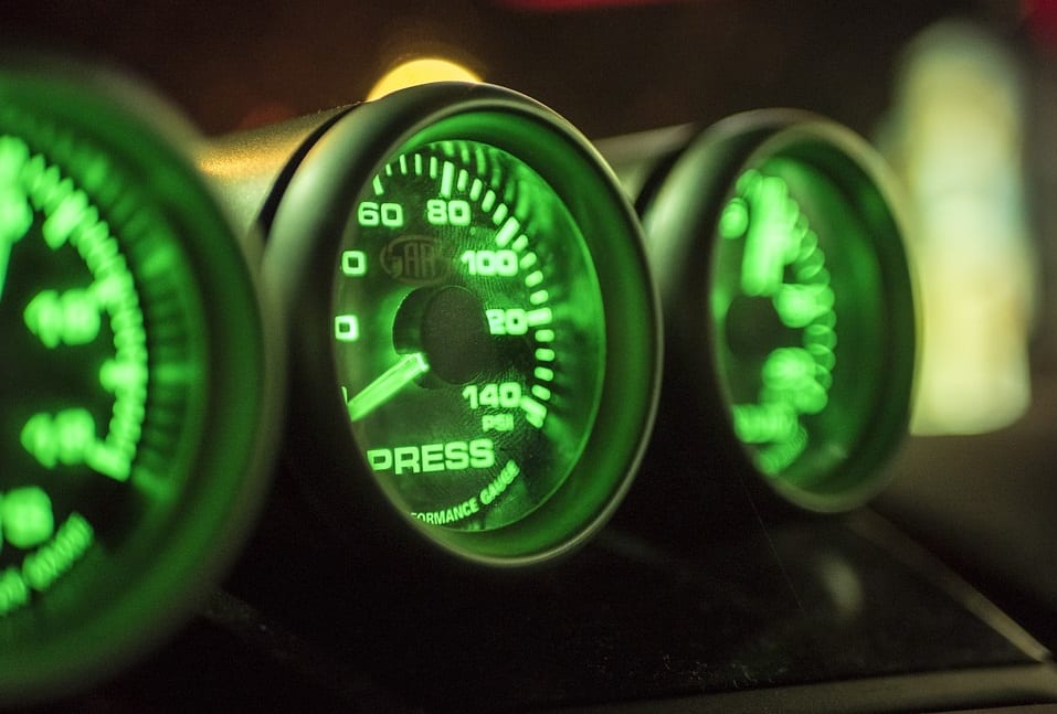 Electric Vehicles - Image of Dashboard Gauges