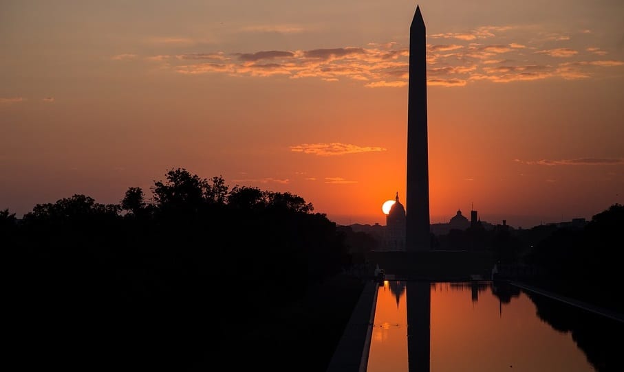 Sunrise in Washington D.C. - Solar Energy