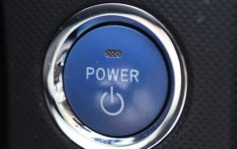 Electric Vehicles - Toyota Car Ignition Button