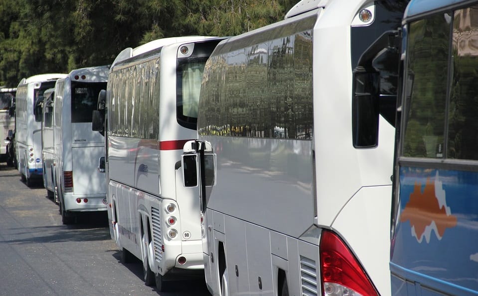 Fleet of buses - fuel cells buses