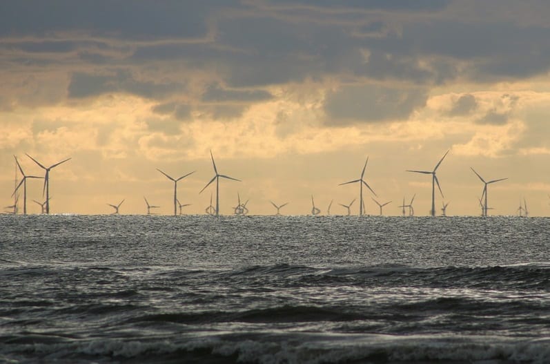 Offshore Wind Energy - Wind park on water