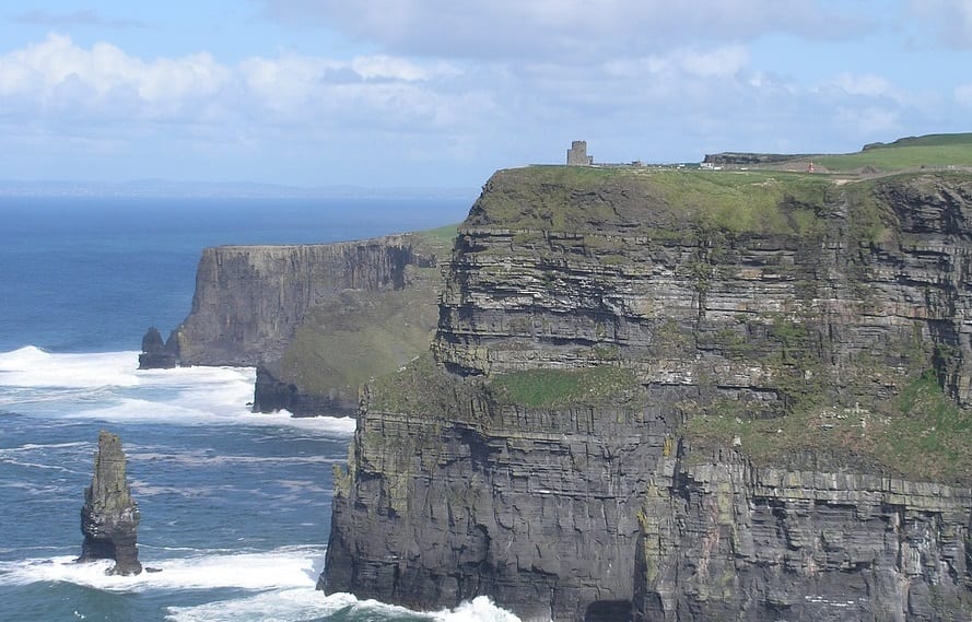 Offshore wind energy - cliffs in Ireland