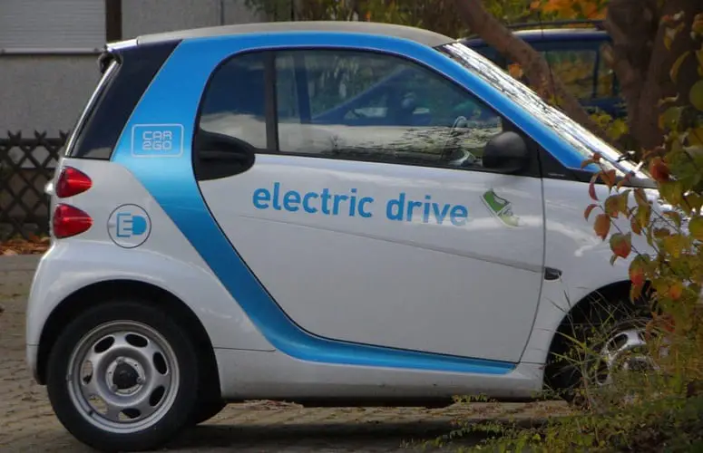 Hydrogen Fuel and Electric Vehicles - Image of Small Electric Car