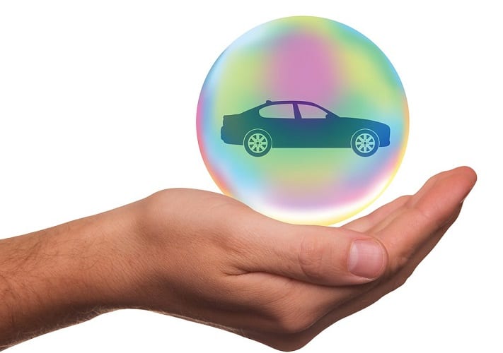Hydrogen Fuel - New Concept Car - Car in Bubble