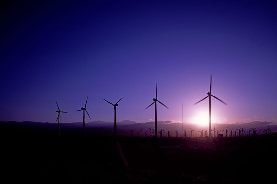 Renewable Energy - Wind and Solar alternative energy
