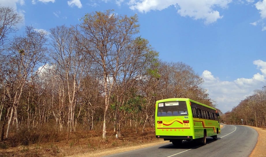 Hydrogen Fuel - Bus on Road in India