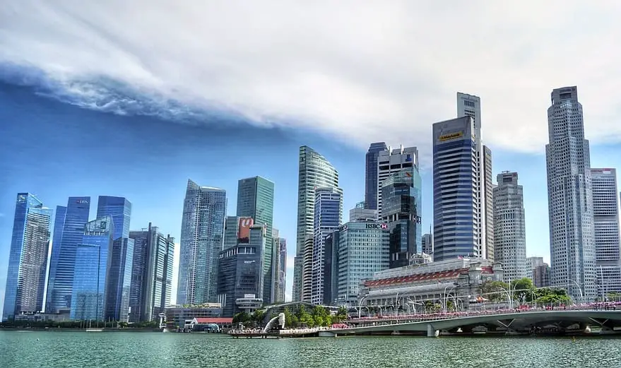 Renewable Energy - Skyline in Singapore