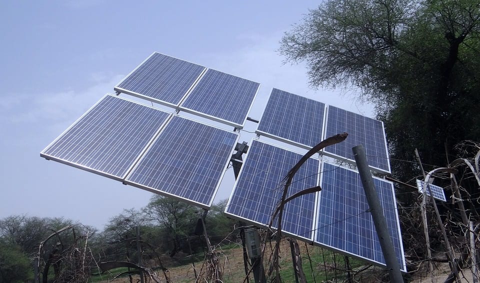 Solar Energy - Solar Panels in Field