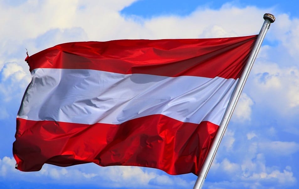 Hydrogen Fuel Production - Flag of Austria