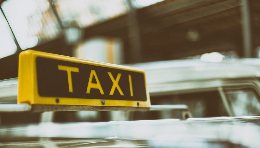 Hydrogen Taxi - Taxi sign