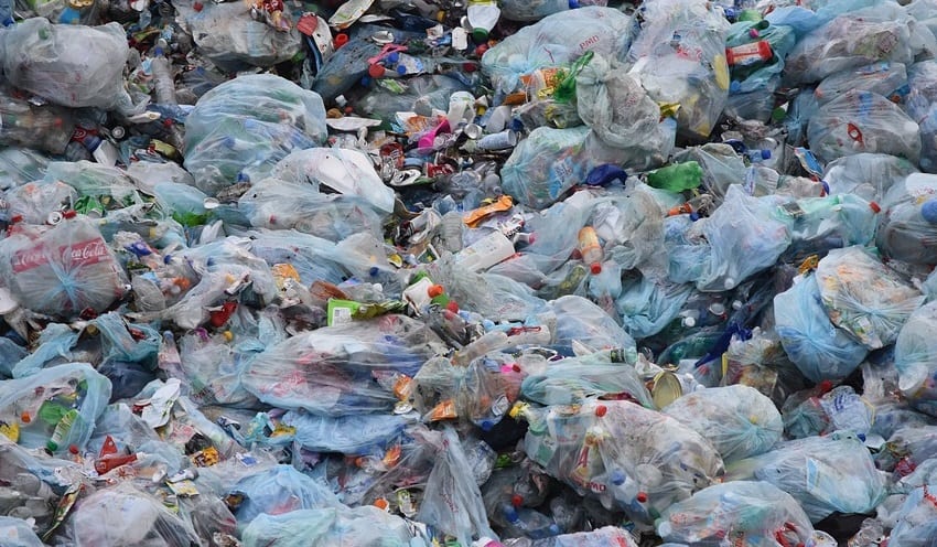 hydrogen fuel cars may be powered by fuel from plastic waste - garbage bags in dump