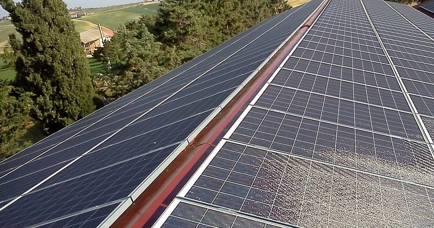 Green H2 - PV system on rooftop