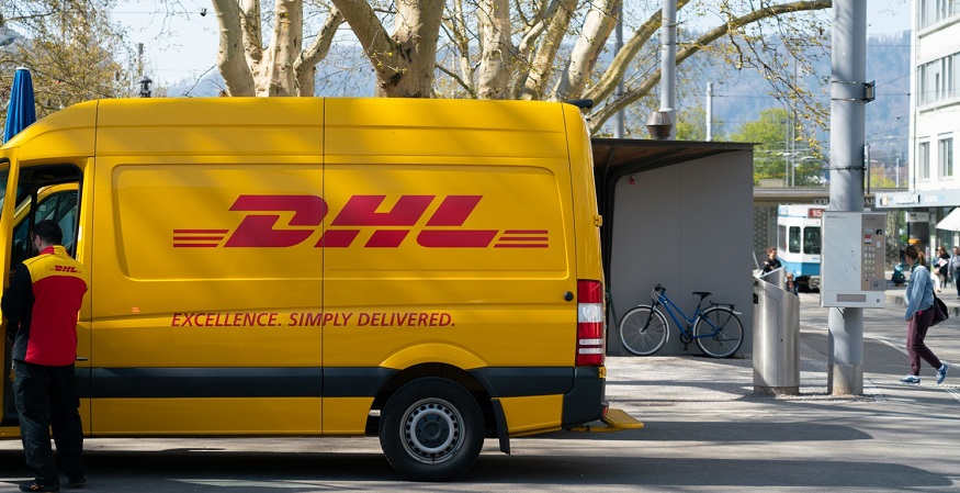 HFC delivery vans - DHL Van