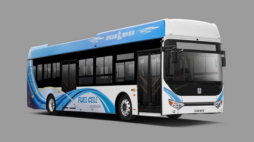 China-based GCV unveils its first commercial fuel cell city bus