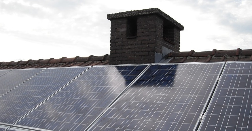 solar panel rental program - Solar panels on building roof