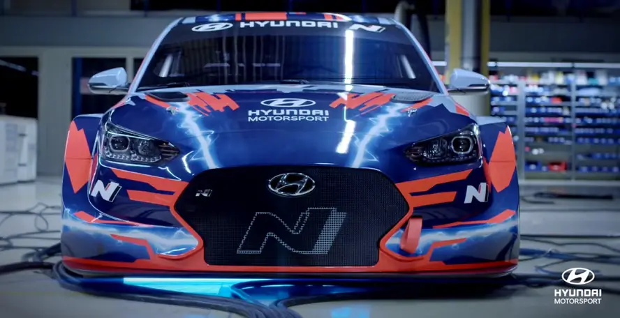 First-ever Hyundai electric racing car can be recharged by hydrogen fuel generator