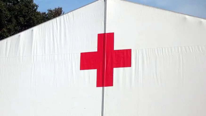 H2 emergency vehicle - Disaster Relief - Red Cross Tent