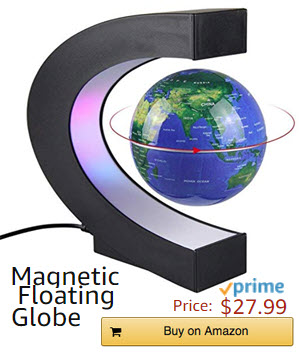 magnetic floating globe Amazon