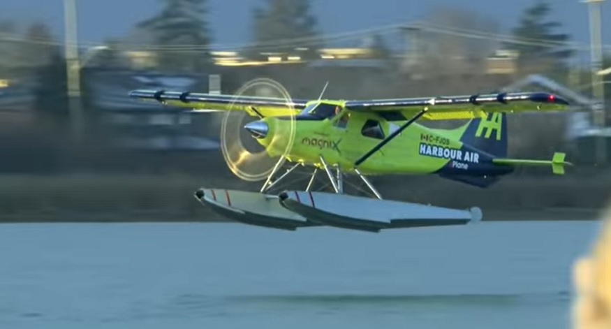 The world’s first fully electric seaplane takes flight in Canada
