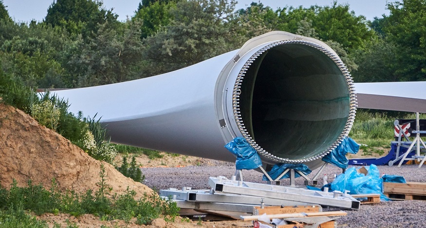 Wind turbine blades are not recyclable and require shocking landfill space