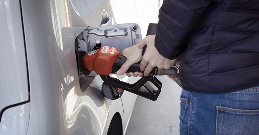 Hydrogen gas stations - Person refueling their car - gas station