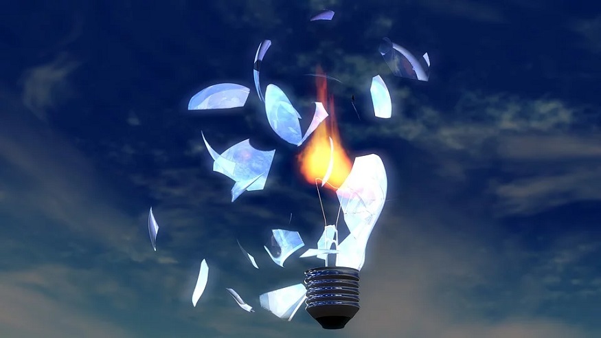 Renewable Energy Projects - broken light bulb - sky