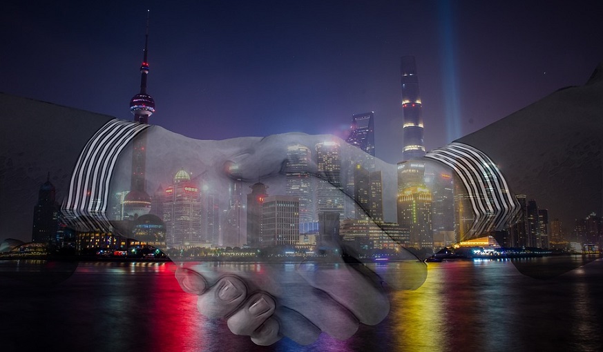 Hydrogen production project - handshake - business - shanghai