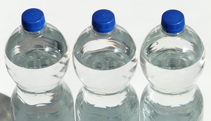 Recycled plastic bottles - plastic water bottles