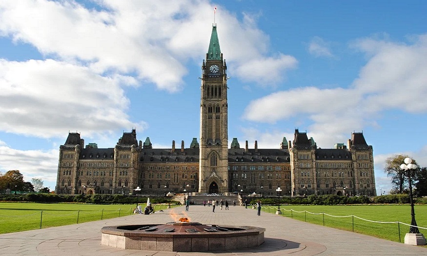 Hydrogen fuel sector - Canada Parliament Building Ottawa